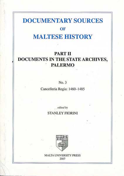 Documentary Sources of Maltese History Part II No 3