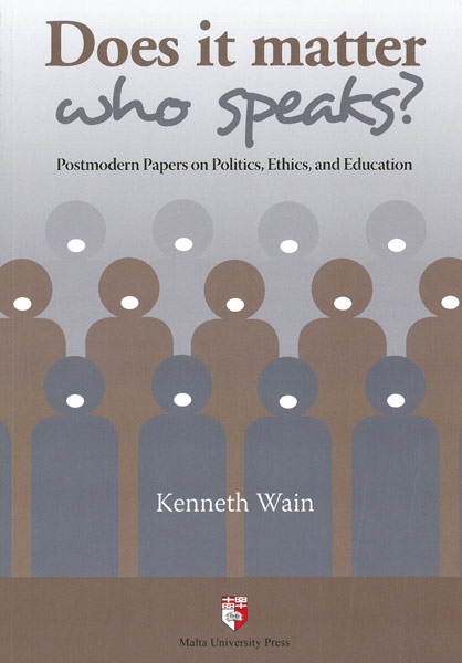 Does it matter who speaks?