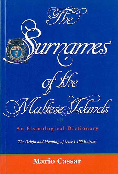 The Surnames of the Maltese Islands - PB
