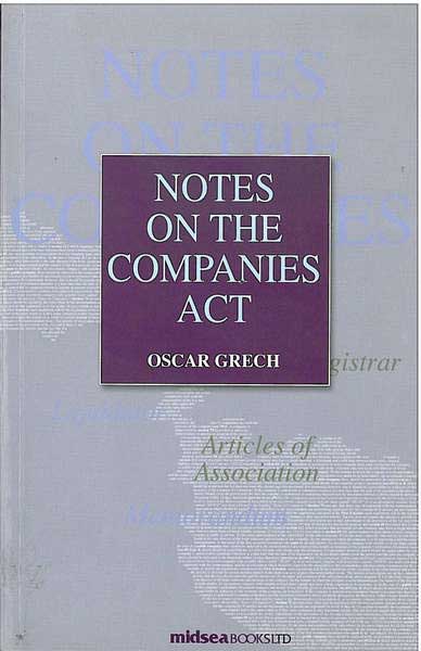 Notes On The Companies Act