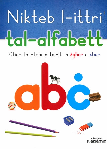 Nikteb l-ittri tal-alfabett