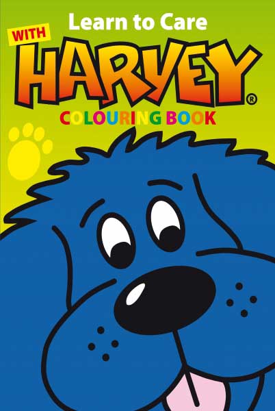 Learn to Care with Harvey Colouring Book