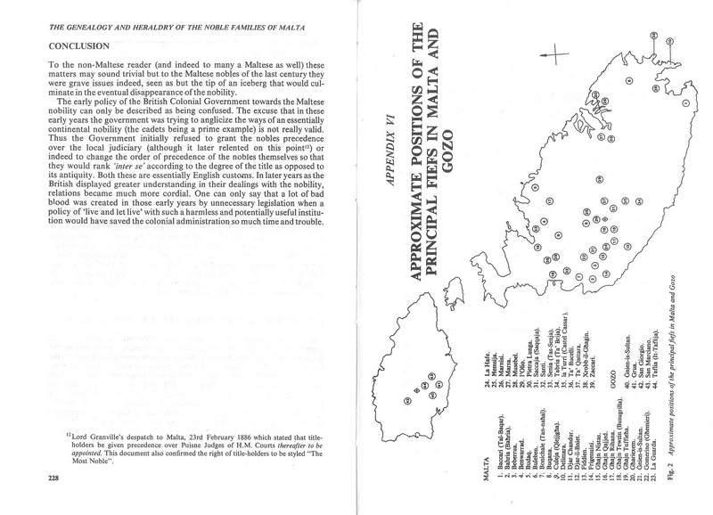 The Genealogy and Heraldry of the Noble Families of Malta vol 1 - Image 13