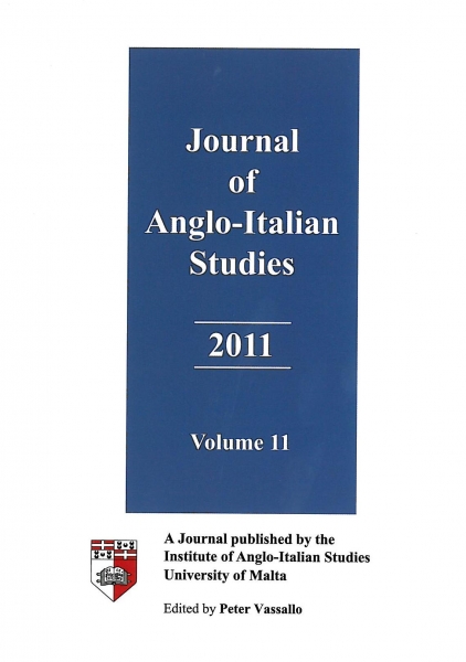 Journal of Anglo-Italian Studies 2011 - Volume 11