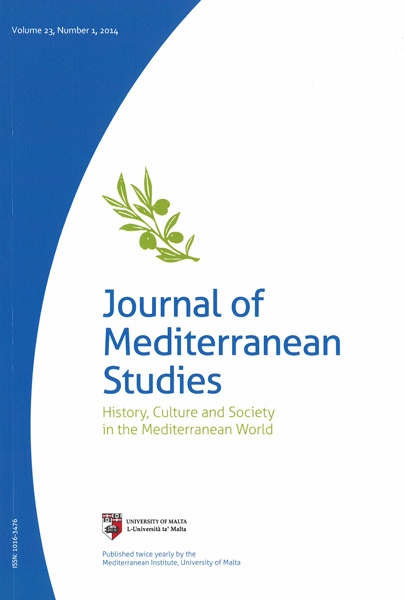 Journal of Mediterranean Studies Volume 23