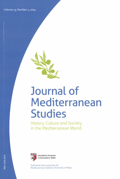 Journal of Mediterranean Studies Volume 23