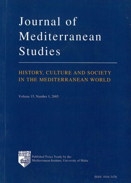 Journal of Mediterranean Studies - History