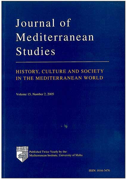 Journal of Mediterranean Studies - History