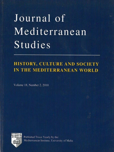 Journal of Mediterranean Studies - History