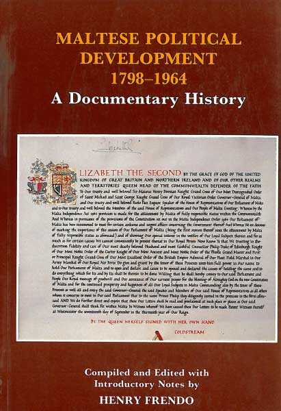 Maltese Political Development 1798-1964