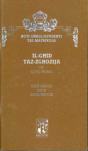 Il-Ghid Taz-Zghozija - noti ghall-istudenti tal-matrikola