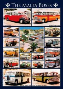 The Malta Buses - Coloured Routes