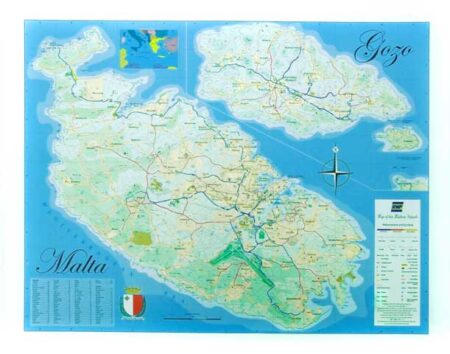 Map of Malta