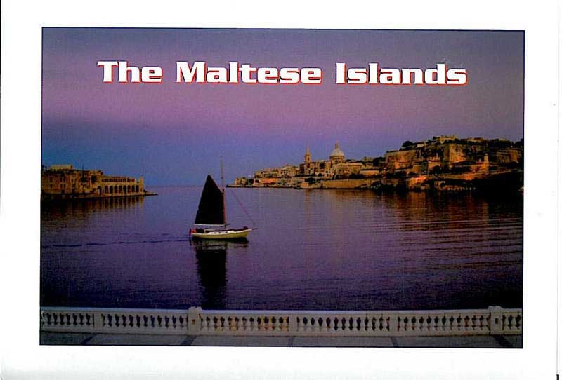 Folder with 12 views of the Maltese Islands