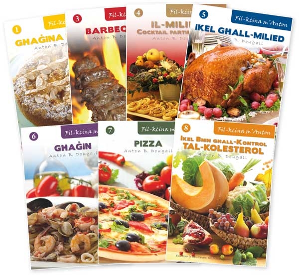 Set of 7 Cookery Books