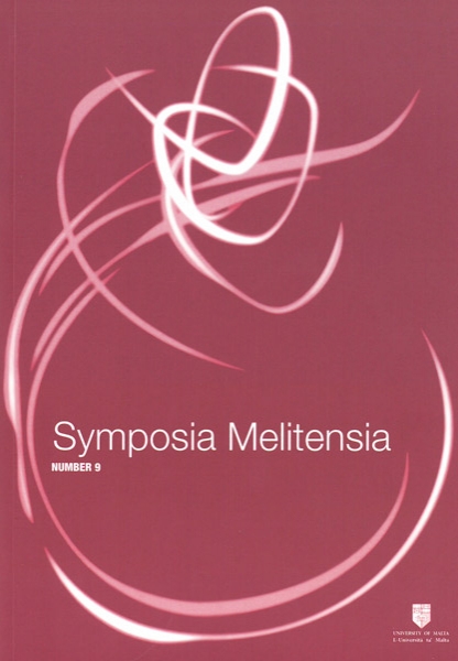 Symposia Melitensia 9