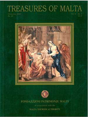Treasures of Malta Christmas 2003 Vol. X No. 1