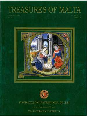 Treasures of Malta Christmas 2004 Vol. XI No. 1