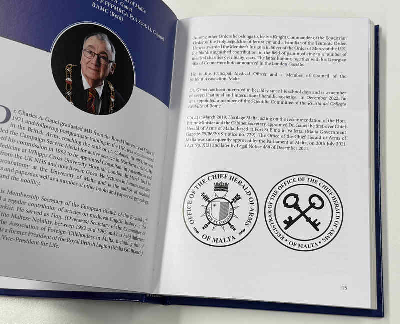 Office of the Chief Herald of Arms of Malta Register of Arms - Image 5