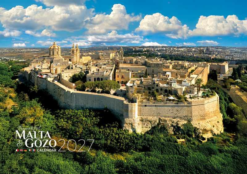Beautiful Malta and Gozo 2027 Calendar A5 - A