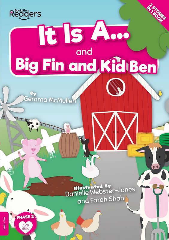 BookLife Readers Level 1 :It Is A... and Big Fin and Kid Ben