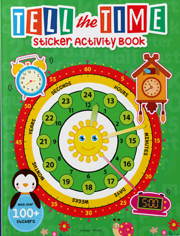Tell the Time Sticker Activity Book